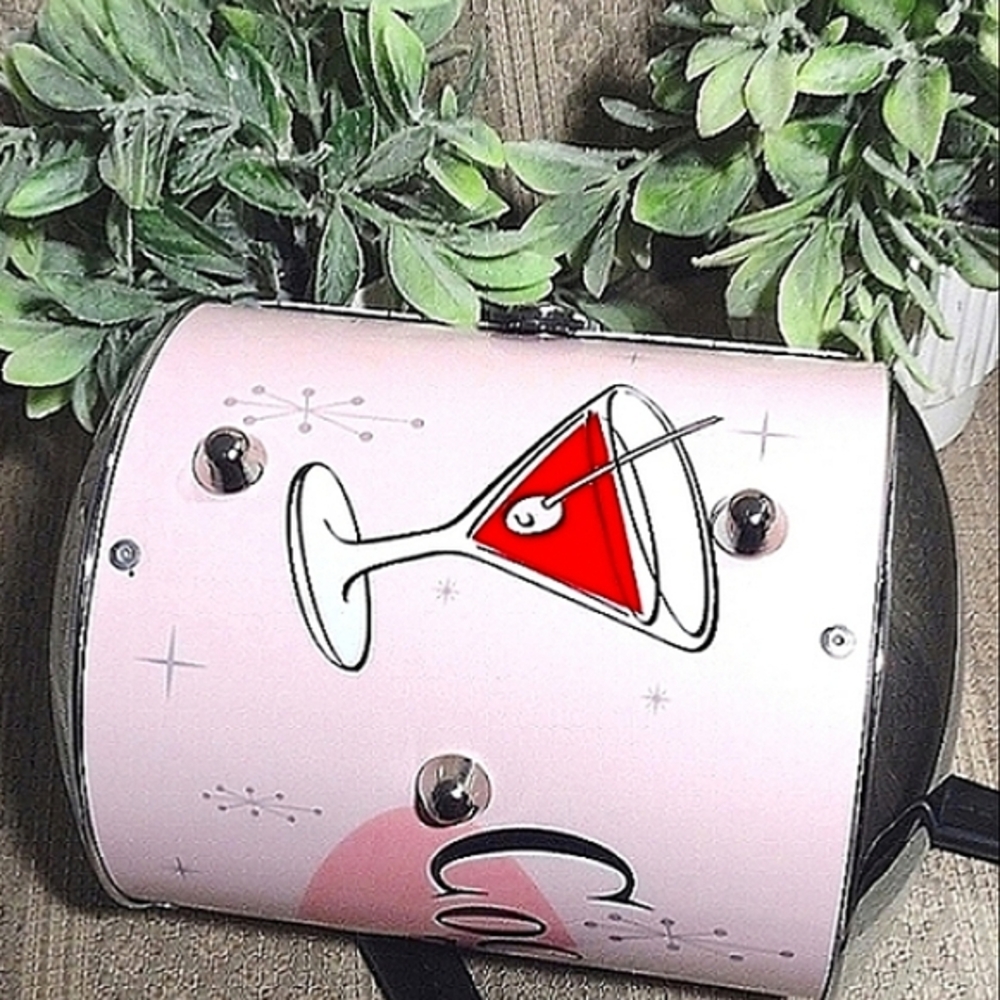 Little Earth Cocktail Time Cylinder Tin Shoulder Bag - Picture 11 of 16